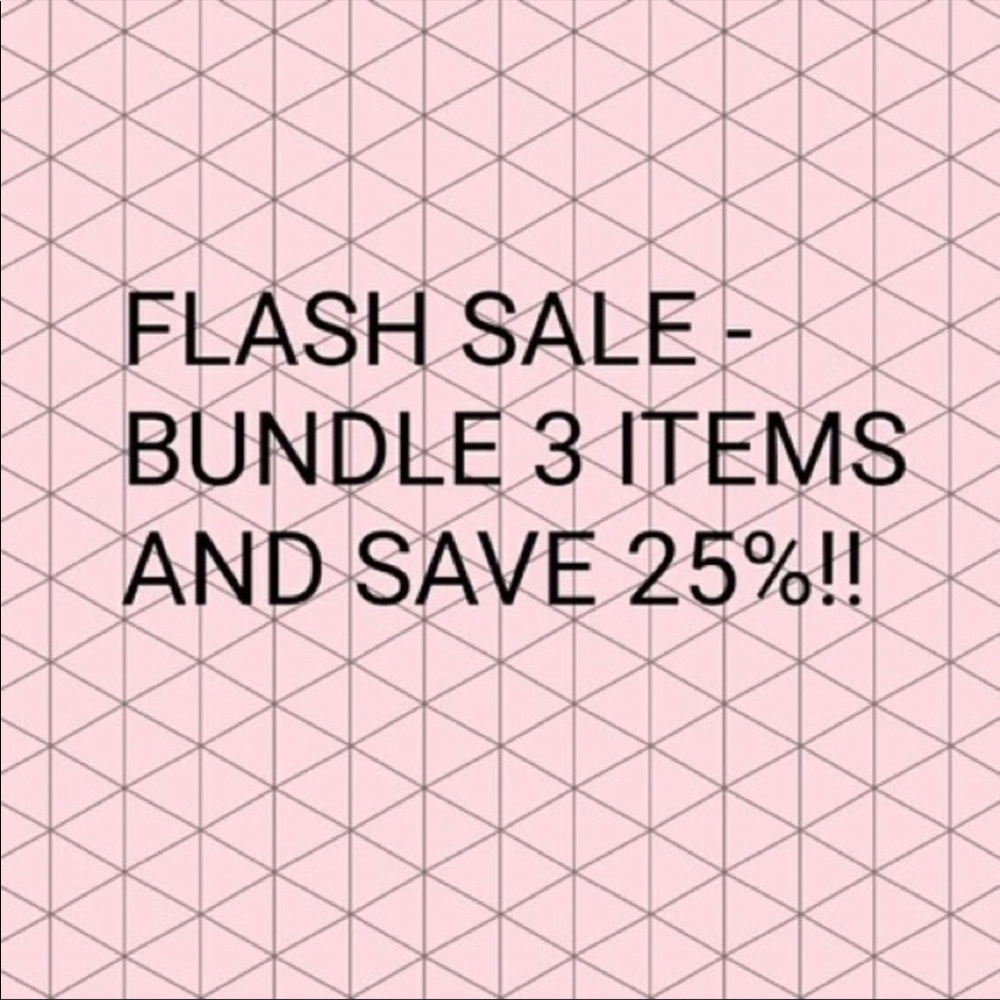 Choose any 3 items - get 25% off!!